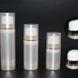 PP airless bottle series in low-profile luxury